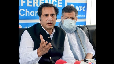 Jammu and Kashmir Peoples Conference Chairman Sajjad Lone. (PTI) Jammu and Kashmir Peoples Conference Chairman Sajjad Lone. (PTI)
