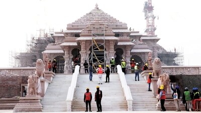The Ram Temple consecration ceremony is set to take place on January 22 in Ayodhya (ANI) The Ram Temple consecration ceremony is set to take place on January 22 in Ayodhya (ANI)