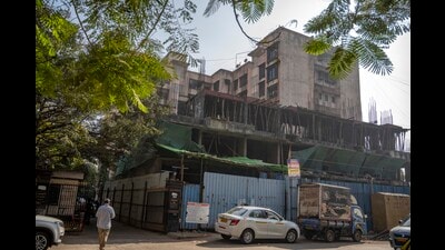 Mumbai, India - Jan. 13, 2024: Diamond Hill Co-operative Housing Society at Chuna Bhatti (East) in Mumbai, India, on Saturday, January 13, 2024. (Photo by Satish Bate/ Hindustan Times) (Hindustan Times) Mumbai, India - Jan. 13, 2024: Diamond Hill Co-operative Housing Society at Chuna Bhatti (East) in Mumbai, India, on Saturday, January 13, 2024. (Photo by Satish Bate/ Hindustan Times) (Hindustan Times)