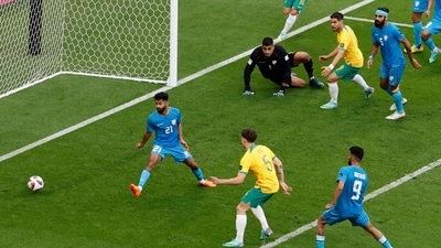 Then, Jordan Bos made it 2-0 for Australia in the 73rd-minute as they sealed a 2-0 win against India. (REUTERS)