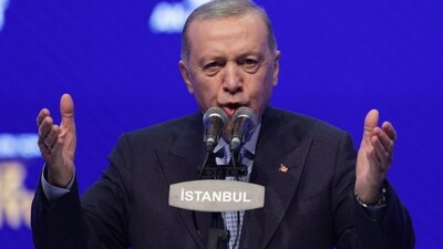 US, UK Houthi strikes: Turkish president Tayyip Erdogan is seen. (Reuters)