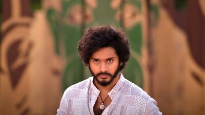 Teja Sajja in a still from HanuMan. Teja Sajja in a still from HanuMan.