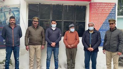 The three persons in police custody. (HT Photo) The three persons in police custody. (HT Photo)