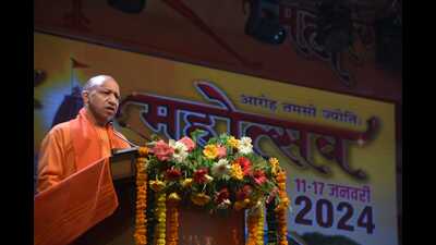 UP CM Yogi Adityanath in Gorakhpur on Saturday. (HT Photo) UP CM Yogi Adityanath in Gorakhpur on Saturday. (HT Photo)
