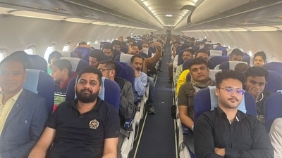 A Guwahati-bound IndiGo fight was diverted to Dhaka due to bad weather. (@SurajThakurINC) A Guwahati-bound IndiGo fight was diverted to Dhaka due to bad weather. (@SurajThakurINC)