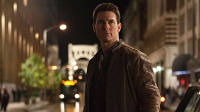 Tom Cruise as Jack Reacher in the film adaptation of the books.