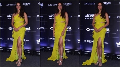 Triptii Dimri poses for the paparazzi at the event. (HT Photo/Varinder Chawla) Triptii Dimri poses for the paparazzi at the event. (HT Photo/Varinder Chawla)