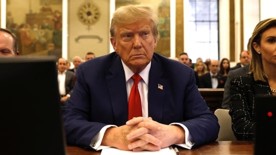 Judge hits Trump with $400K tab for challenging NYT's Investigative article. (Photo by Peter Foley / POOL / AFP) (AFP)