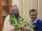 Congress president Mallikarjun Kharge and Delhi Chief Minister Arvind Kejriwal during a meeting, in New Delhi on Saturday. Congress president Mallikarjun Kharge and Delhi Chief Minister Arvind Kejriwal during a meeting, in New Delhi on Saturday.