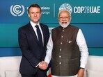 Prime Minister Narendra Modi meets with French President Emmanuel Macron, in Dubai. Prime Minister Narendra Modi meets with French President Emmanuel Macron, in Dubai.