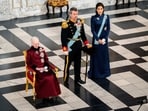 From left, Queen Margrethe, Crown Prince Frederik and Crown Princess Mary From left, Queen Margrethe, Crown Prince Frederik and Crown Princess Mary