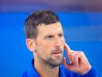 Novak Djokovic was not happy with the crowd at the Rod Laver Arena Novak Djokovic was not happy with the crowd at the Rod Laver Arena