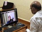 Pawar said he could not attend the entire virtual meeting as he had some other pre-scheduled engagements. (HT PHOTO) Pawar said he could not attend the entire virtual meeting as he had some other pre-scheduled engagements. (HT PHOTO)