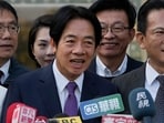 Taiwan Election Results: Democratic Progressive Party presidential candidate William Lai Ching-te speaks to the media. Taiwan Election Results: Democratic Progressive Party presidential candidate William Lai Ching-te speaks to the media.