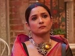 Vicky Jain and Ankita Lokhande dressed up in red and pink for the Weekend Ka Vaar episode. Vicky Jain and Ankita Lokhande dressed up in red and pink for the Weekend Ka Vaar episode.