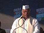 Congress president Mallikarjun Kharge 