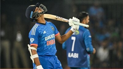 It was the Jaiswal-Dube show after that. The pair took Afghanistan to the cleaners and Jaiswal eventually crossed his half-century in 27 balls. He ended up scoring 68 in 34 balls as part of a 92-run stand with Dube off just 42 balls.&nbsp; (AFP)