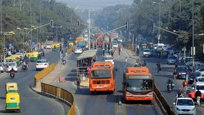 Delhi dismantled its lone BRT corridor in 2016. (HT Archive) Delhi dismantled its lone BRT corridor in 2016. (HT Archive)