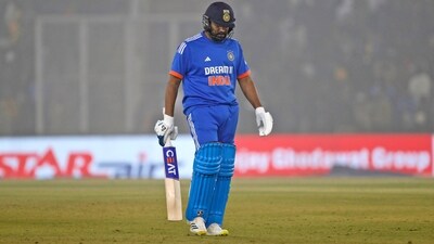 India's Rohit Sharma leaves the field after being dismissed during the second T20 cricket match between India and Afghanistan (AP) India's Rohit Sharma leaves the field after being dismissed during the second T20 cricket match between India and Afghanistan (AP)