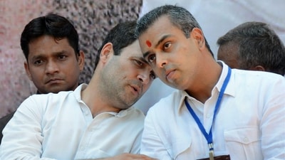 File photo, Congress leader Rahul Gandhi with Milind Deora in Mumbai. (PTI) File photo, Congress leader Rahul Gandhi with Milind Deora in Mumbai. (PTI)