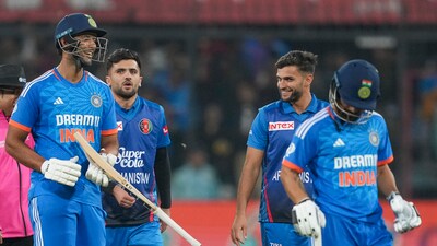 Rinku Singh (9 runs off 9 balls) added some finishing touches to the chase and India ended up winning the match by a six wickets with 26 balls to spare. They have thus confirmed victory in the three-match series, having taken a 2-0 lead.&nbsp; (PTI)
