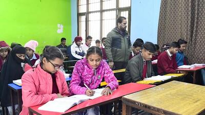 Students at a Ludhiana government school. (Manish/HT) Students at a Ludhiana government school. (Manish/HT)