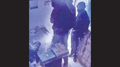 The Jalandhar gas agency robbery was captured on closed-circuit television (CCTV) cameras installed on the premises. (HT File)