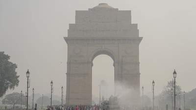 The Air Quality Index (AQI) touched "Severe Plus" levels in Delhi on Sunday (PTI) The Air Quality Index (AQI) touched "Severe Plus" levels in Delhi on Sunday (PTI)