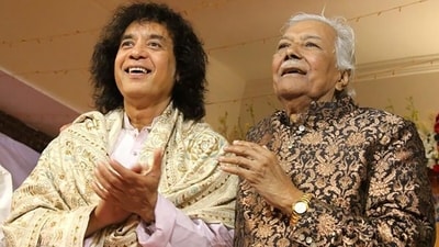 Ustad Zakir Hussain and Ustad Ghulam Mustafa Khan Ustad Zakir Hussain and Ustad Ghulam Mustafa Khan