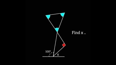 Can you find the value of x in this maths puzzle? (X/@sonukg4india) Can you find the value of x in this maths puzzle? (X/@sonukg4india)