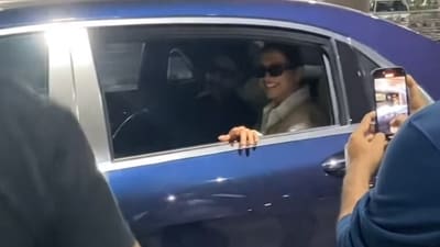Deepika Padukone and Ranveer Singh at Mumbai airport Deepika Padukone and Ranveer Singh at Mumbai airport