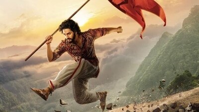 Teja Sajja plays a common man turned superhero in HanuMan. Teja Sajja plays a common man turned superhero in HanuMan.