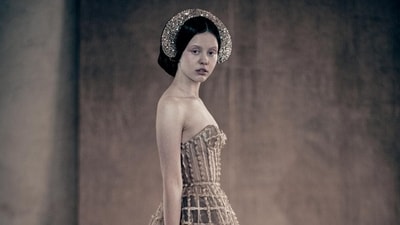 A photograph of British actor Mia Goth for the Looking for Juliet 2020 Pirelli Calendar. (REUTERS)
