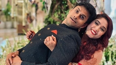 Nupur Shikhare and Ira Khan at their wedding reception Nupur Shikhare and Ira Khan at their wedding reception