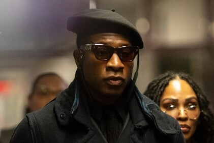 Actor Jonathan Majors arrives at court for a trial on his domestic violence case, Monday, Dec. 4, 2023, in New York. (AP Photo/Yuki Iwamura) (AP) Actor Jonathan Majors arrives at court for a trial on his domestic violence case, Monday, Dec. 4, 2023, in New York. (AP Photo/Yuki Iwamura) (AP)