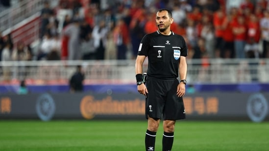 A match referee looks on during the Qatar 2023 AFC Asian Cup Group A football match | Image for representation (AFP)
