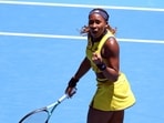 Coco Gauff of the U.S. celebrates after defeating Anna Karolina Schmiedlova of Slovakia during their first round match at the Australian Open Coco Gauff of the U.S. celebrates after defeating Anna Karolina Schmiedlova of Slovakia during their first round match at the Australian Open