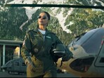 Deepika Padukone in a still from Fighter trailer.
