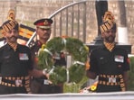 The Army personnel present on the occasion paid their tributes and respect to the soldiers who laid down their lives in service to the nation.&nbsp;