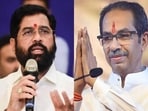 Eknath Shinde and Uddhav Thackeray Eknath Shinde and Uddhav Thackeray