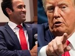 Republican presidential candidate Vivek Ramaswamy and former US president Donald Trump Republican presidential candidate Vivek Ramaswamy and former US president Donald Trump