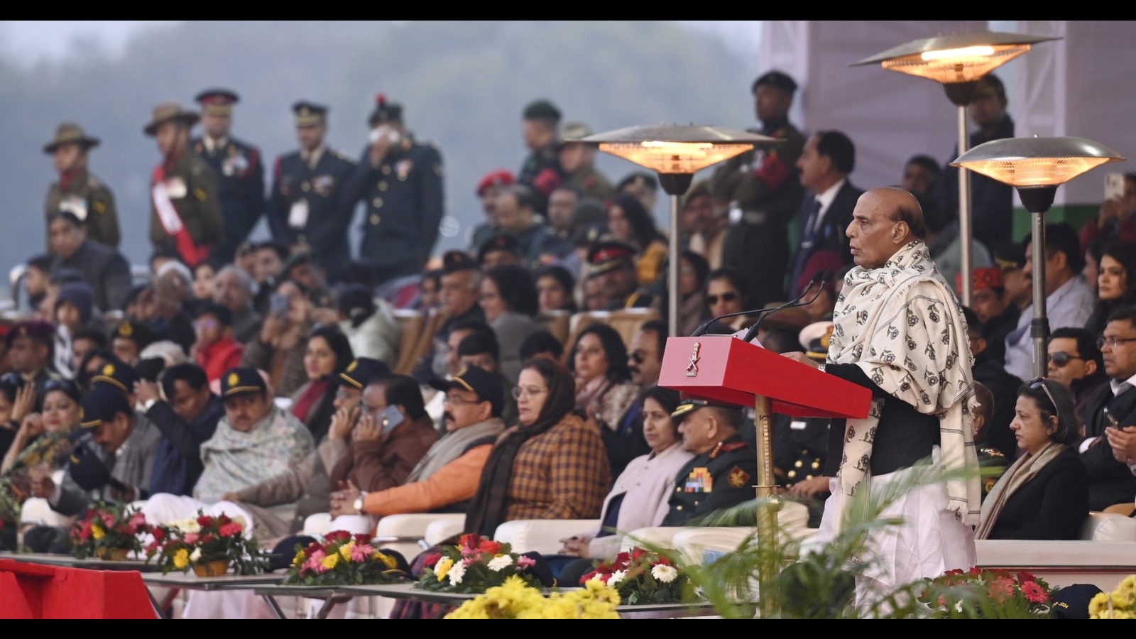 Rajnath lauds soldiers for patriotism, loyalty to Constitution - Vimarsana News