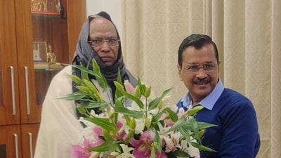 Congress president Mallikarjun Kharge and Delhi chief minister Arvind Kejriwal during a meeting, in New Delhi, on Saturday, Congress president Mallikarjun Kharge and Delhi chief minister Arvind Kejriwal during a meeting, in New Delhi, on Saturday,