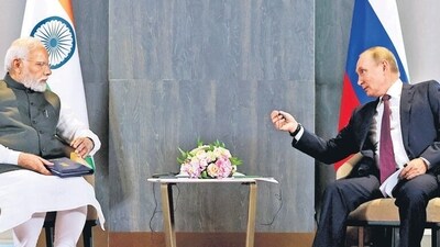 Prime Minister Narendra Modi and Russian president Vladimir Putin. (Reuters file) Prime Minister Narendra Modi and Russian president Vladimir Putin. (Reuters file)