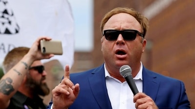 Since founding Infowars in 1999, Alex Jones (pictured) has built a vast audience. Among the theories he has promoted is that the September 11, 2001, attacks on New York and Washington were staged by the government. (Reuters/File Photo) Since founding Infowars in 1999, Alex Jones (pictured) has built a vast audience. Among the theories he has promoted is that the September 11, 2001, attacks on New York and Washington were staged by the government. (Reuters/File Photo)