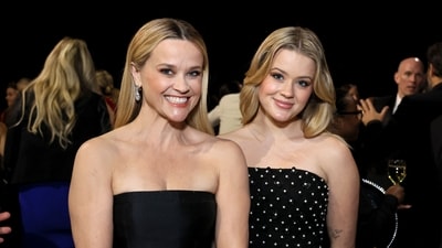 Reese Witherspoon and daughter Ava Phillippe attend the 29th Annual Critics Choice Awards. Reese was nominated in Best Actress in a Drama Series category for The Morning Show. She lost to Sarah Snook of Succession. (Getty Images via AFP)