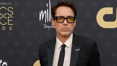 Robert Downey Jr. at the Critics Choice Awards 2024 where he won the Best Supporting Actor Award for Oppenheimer. (Getty Images via AFP) Robert Downey Jr. at the Critics Choice Awards 2024 where he won the Best Supporting Actor Award for Oppenheimer. (Getty Images via AFP)