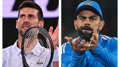 Novak Djokovic and Virat Kohli