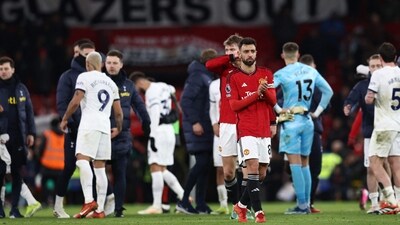 Manchester United's midfield was almost entirely overwhelmed by Tottenham Hotspur for much of the game. (AFP)