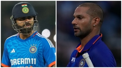 Dhawan shared his views about Kohli's batting style (PTI-AP) Dhawan shared his views about Kohli's batting style (PTI-AP)